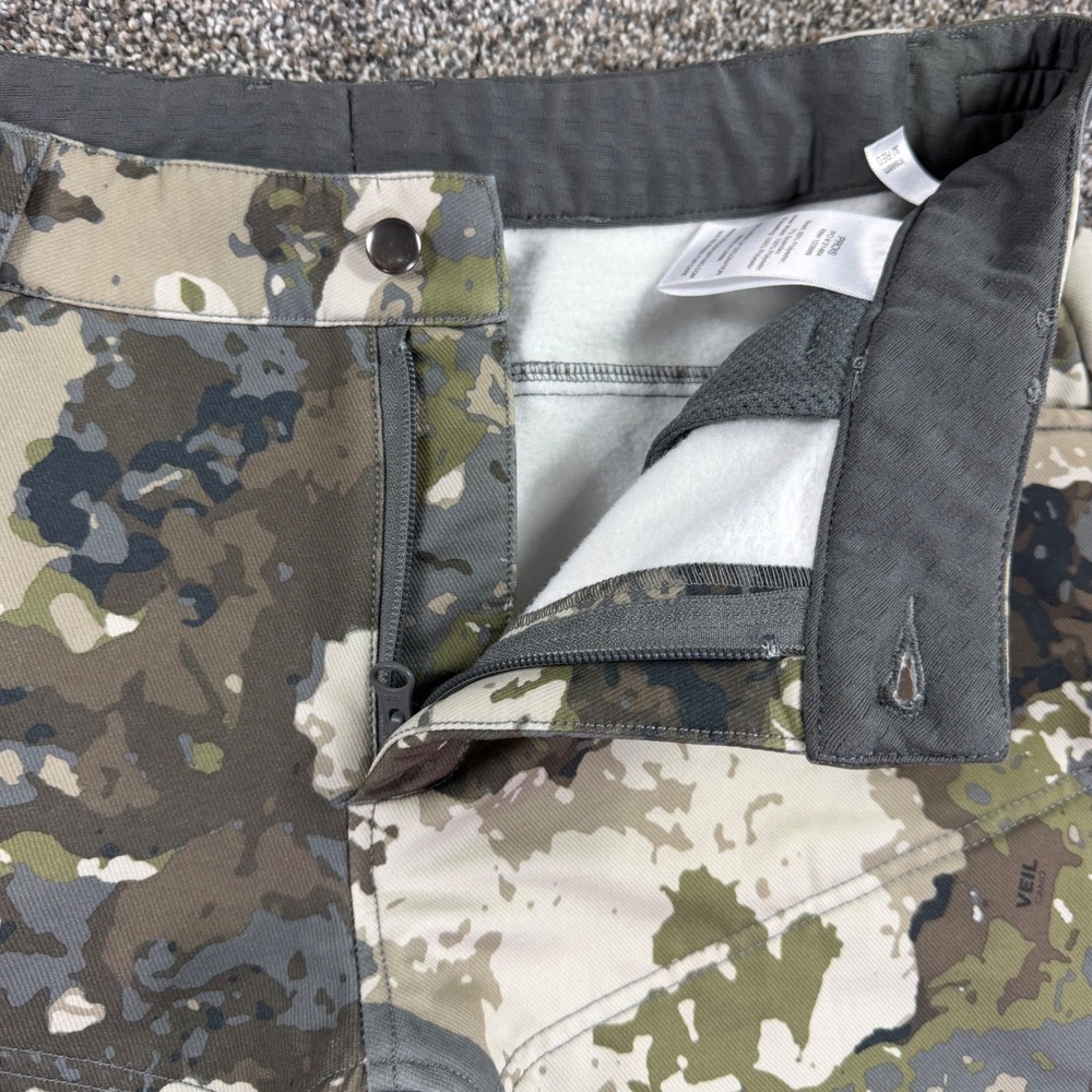 Prois Veil Camo Fleece Lined Hunting Pants Womens Large 10-12 Stretch Hike Fish - Picture 5 of 16